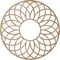 Ekena Millwork Cannes Wood Fretwork Pierced Ceiling Medallion, Red Oak, 28"OD x 9 5/8"ID x 3/8"T CMWP28X28X0375CNRO - alternate 2